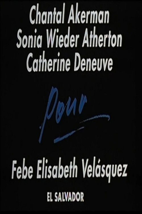 For Febe Elisabeth Velasquez, El Salvador poster