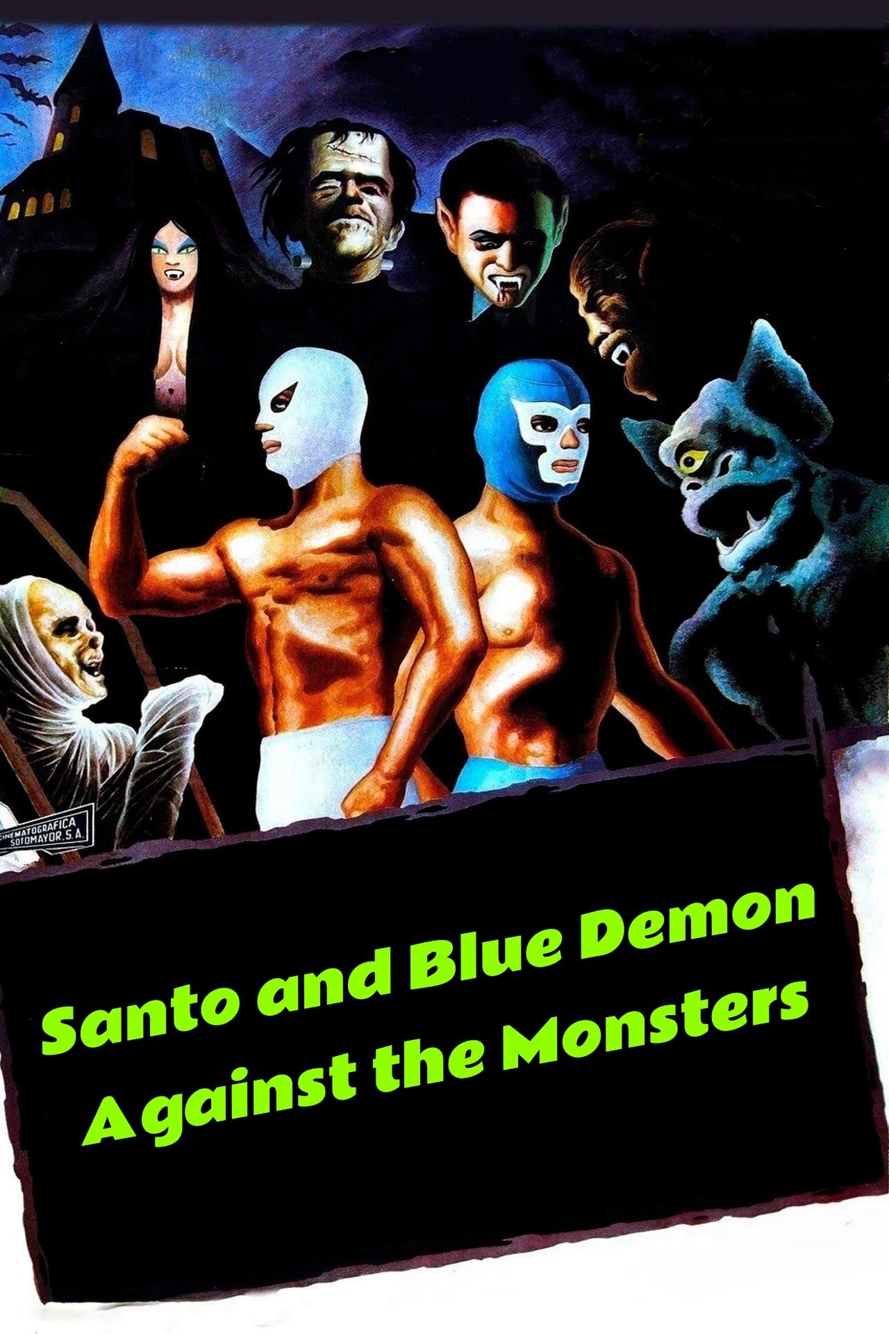 Santo and Blue Demon Against the Monsters poster
