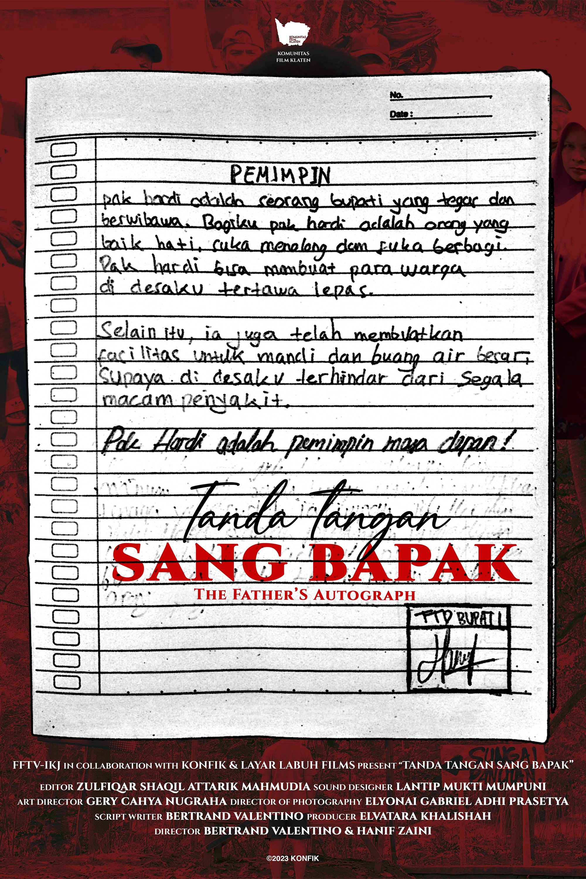 The Father's Autograph poster