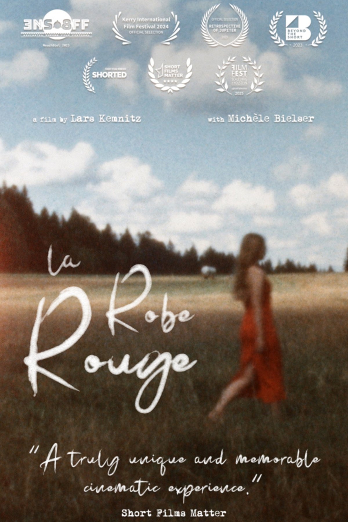 La robe rouge poster