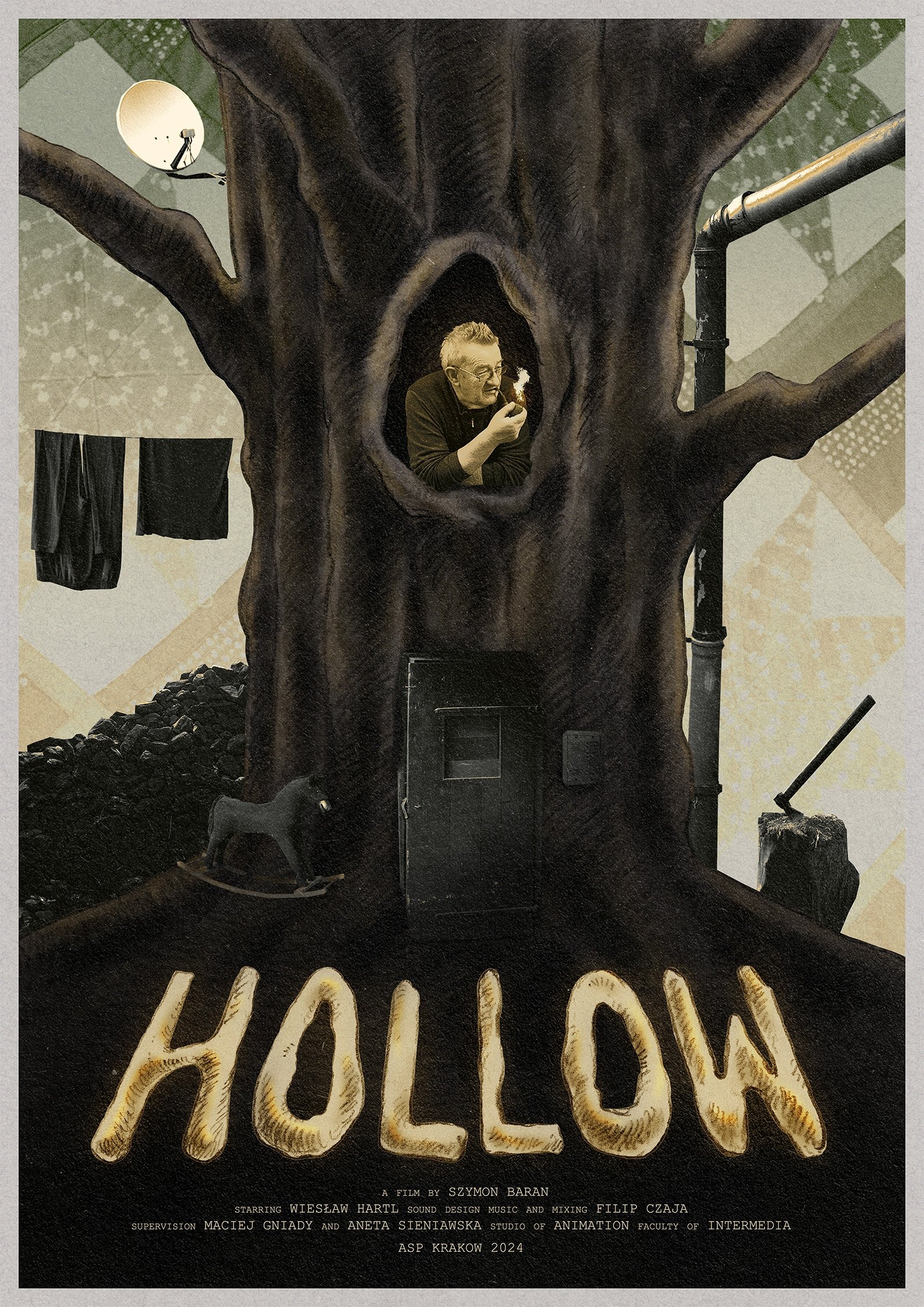 Hollow poster