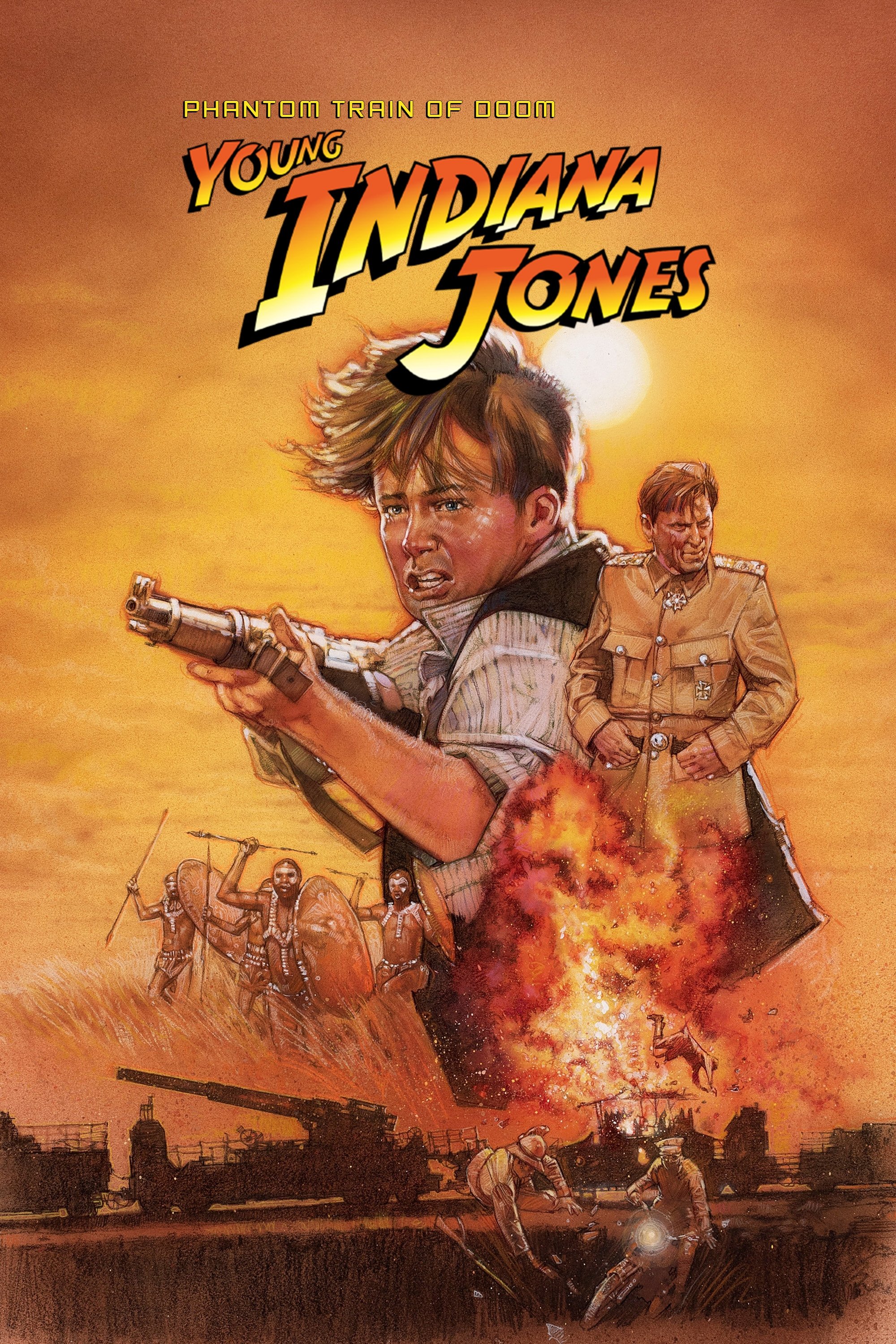 The Adventures of Young Indiana Jones: Phantom Train of Doom poster
