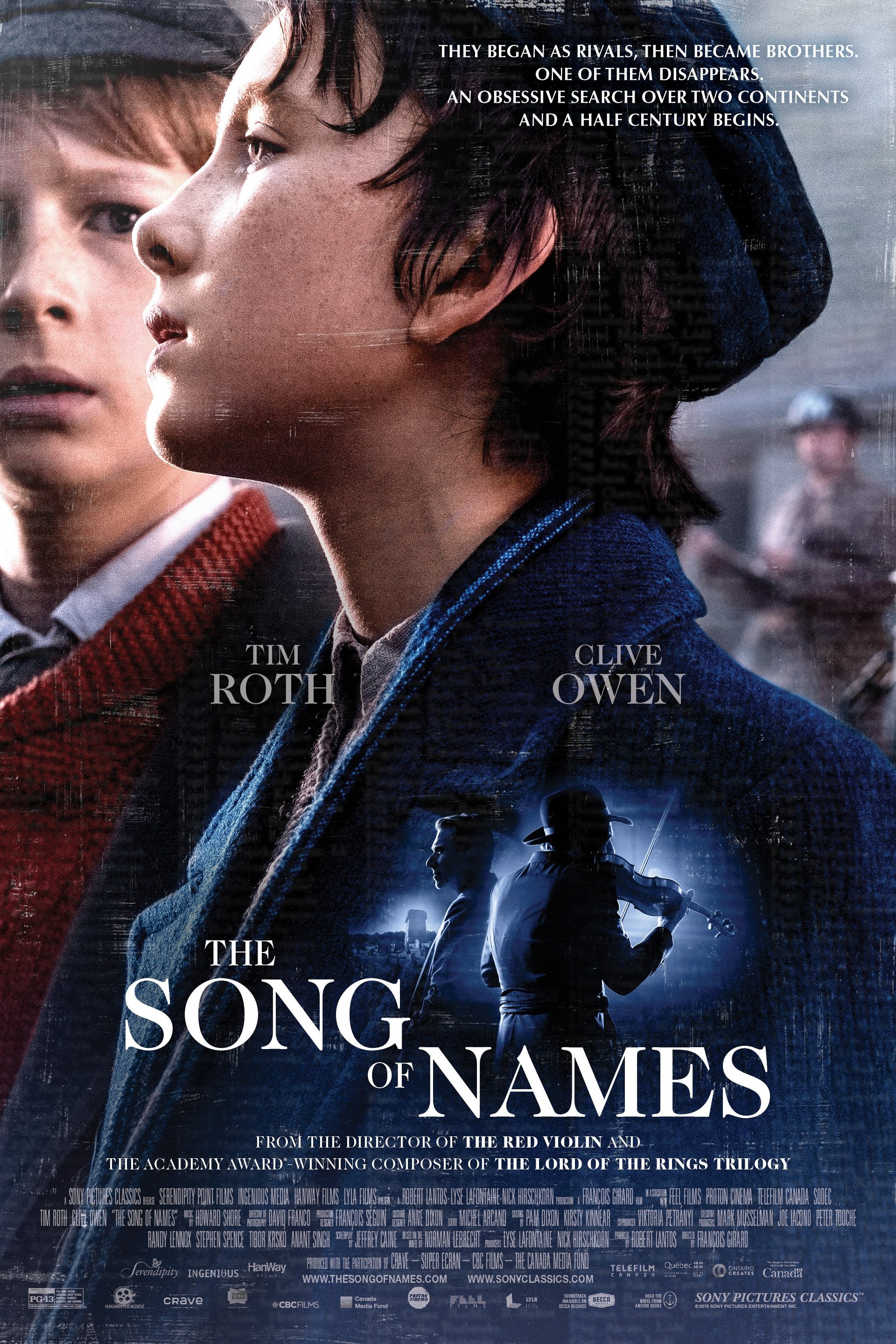 The Song of Names poster