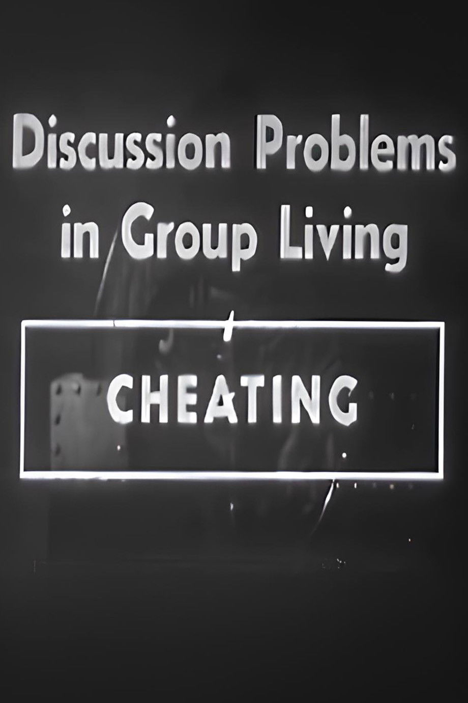 Cheating poster