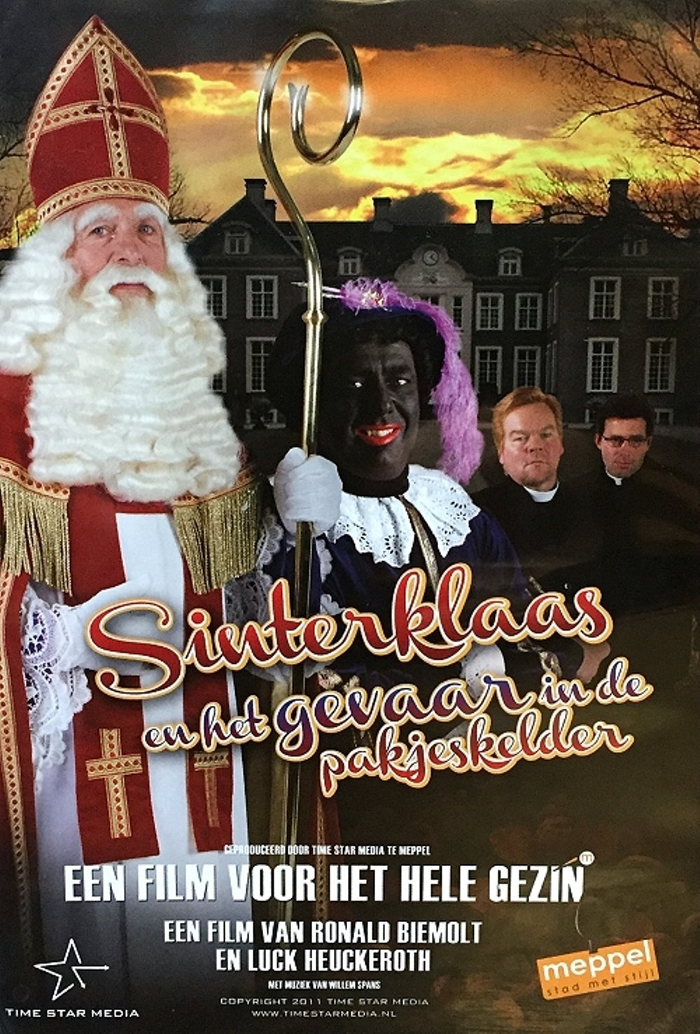 Sinterklaas en het Gevaar in de Pakjeskelder poster