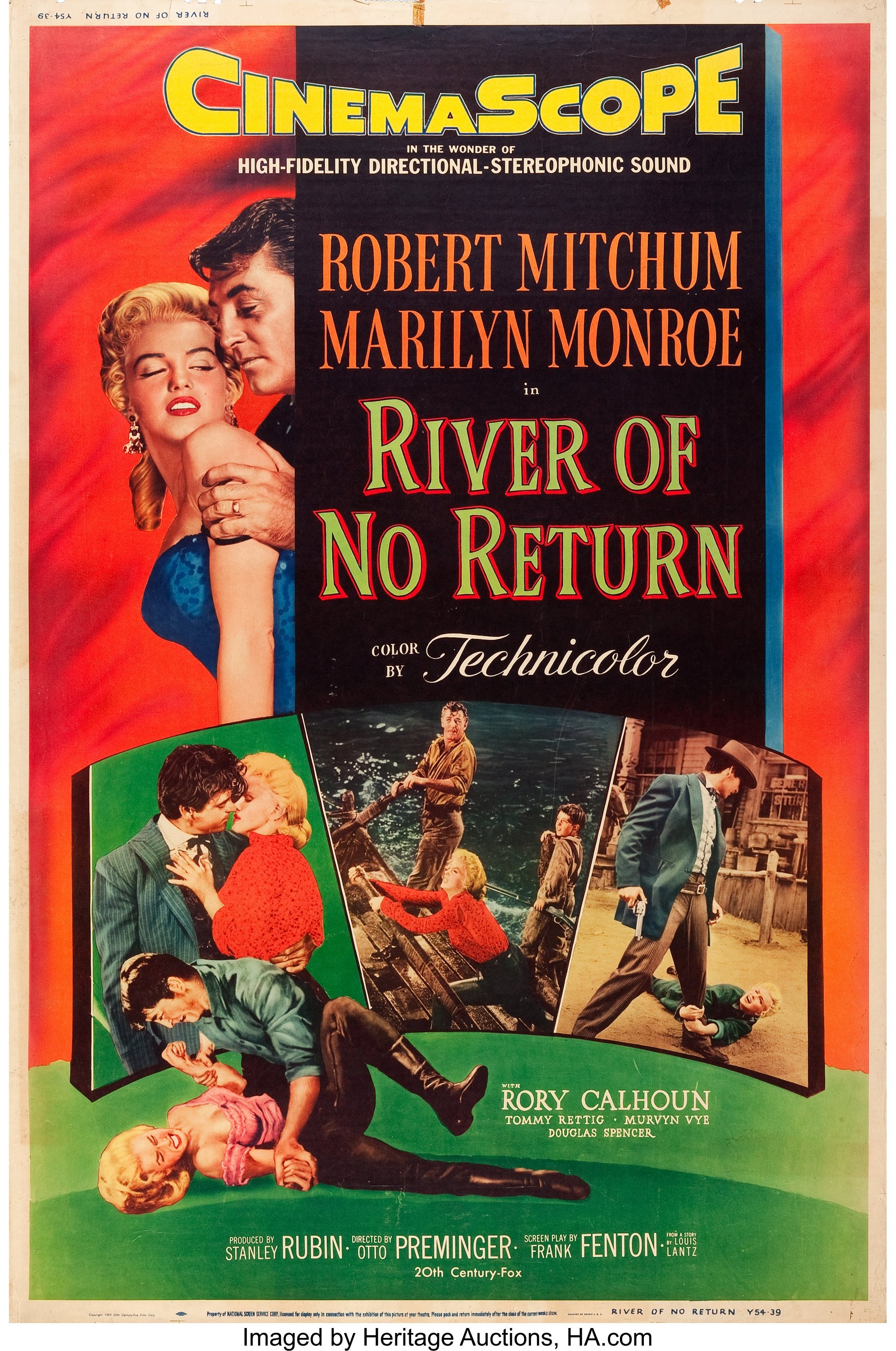 River of No Return poster
