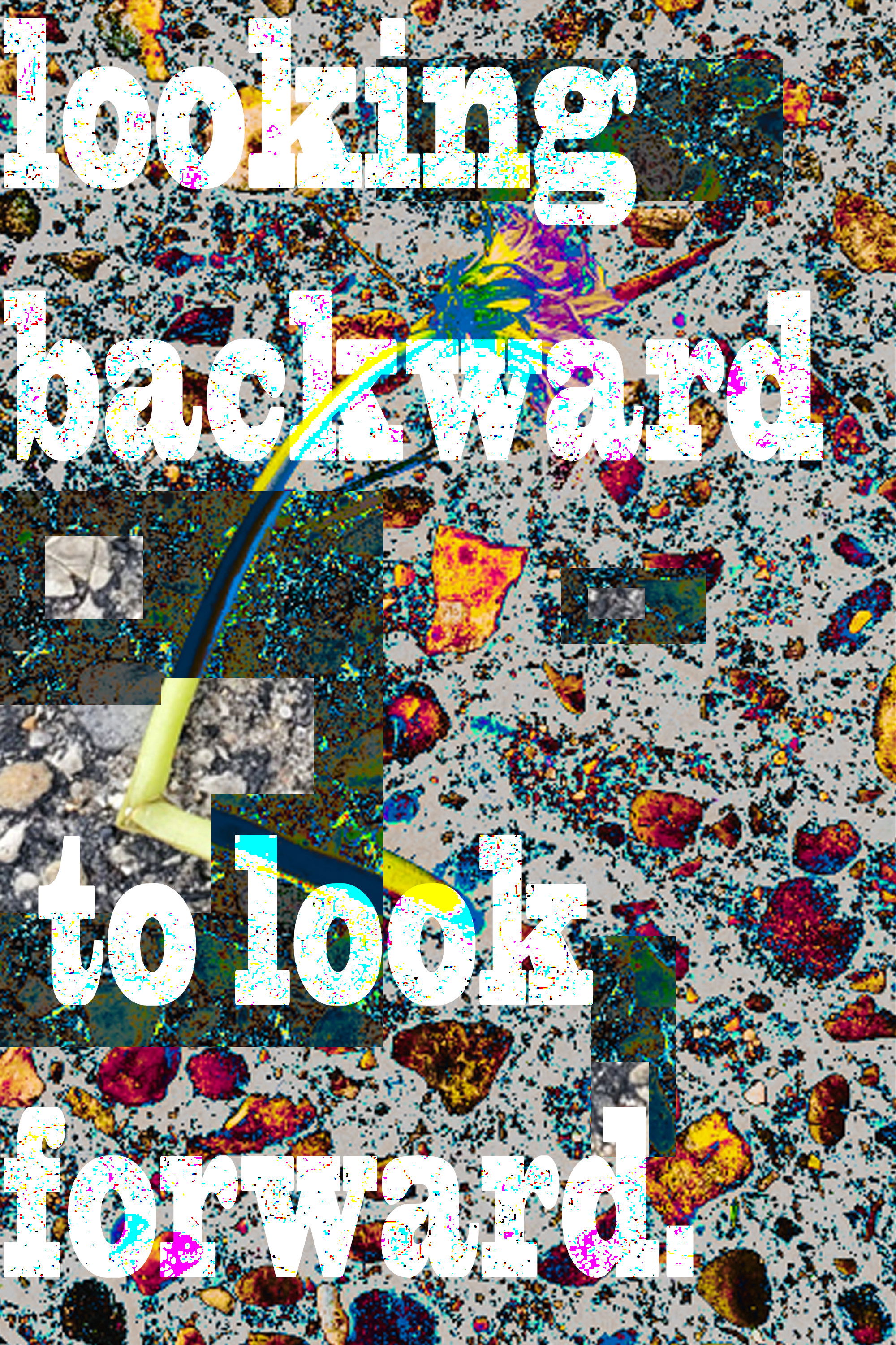 looking backward to look forward poster