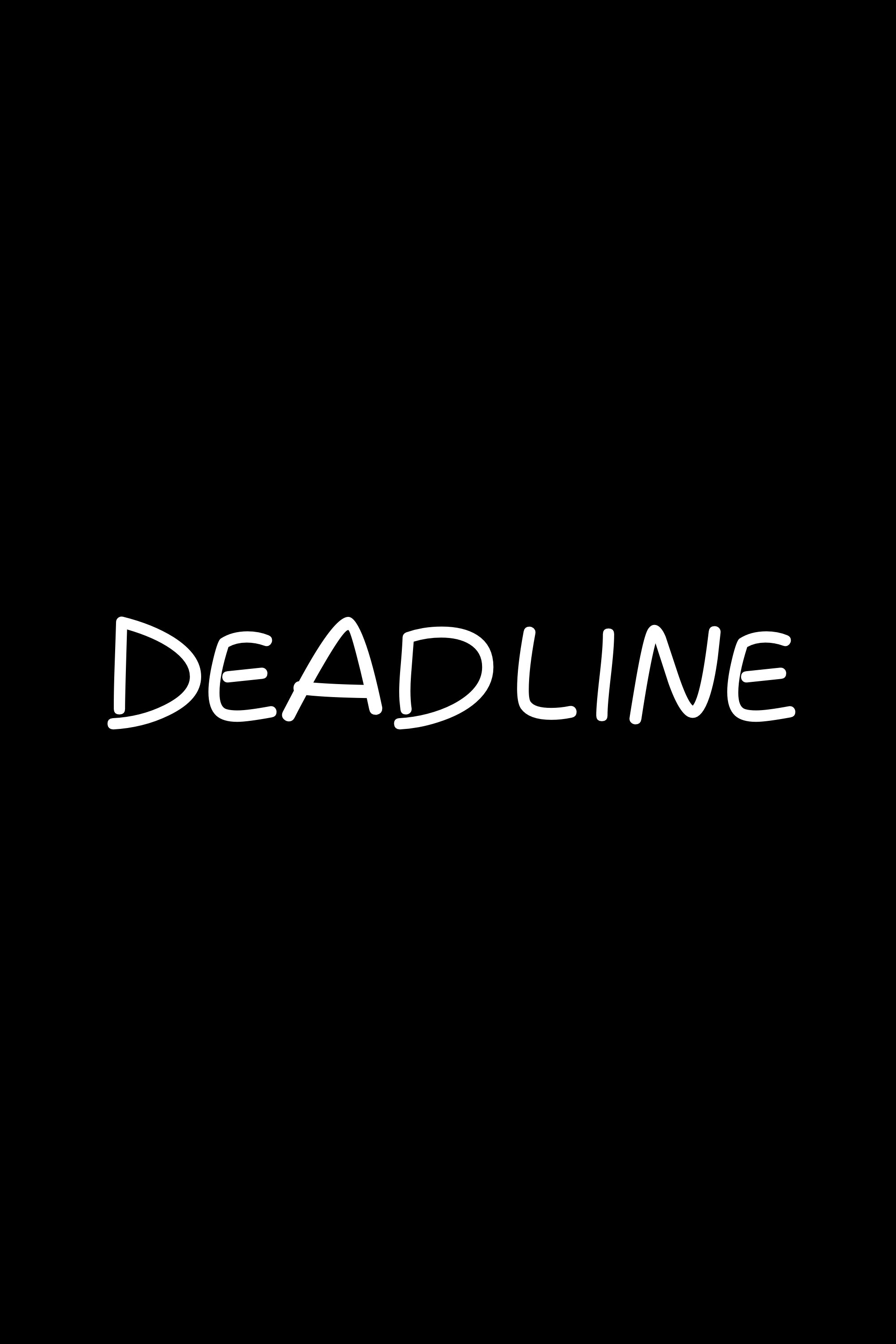 Deadline poster
