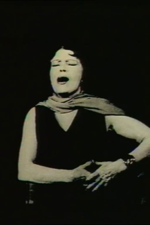 Damia: Concert en velours noir poster