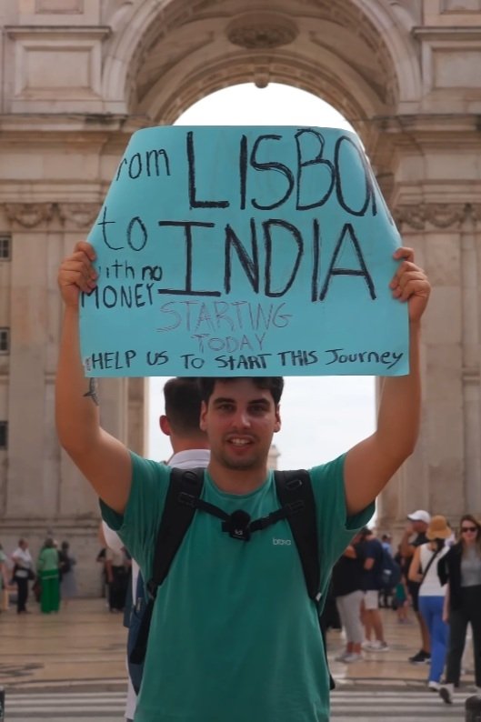 Going From Lisbon To India With No Money poster