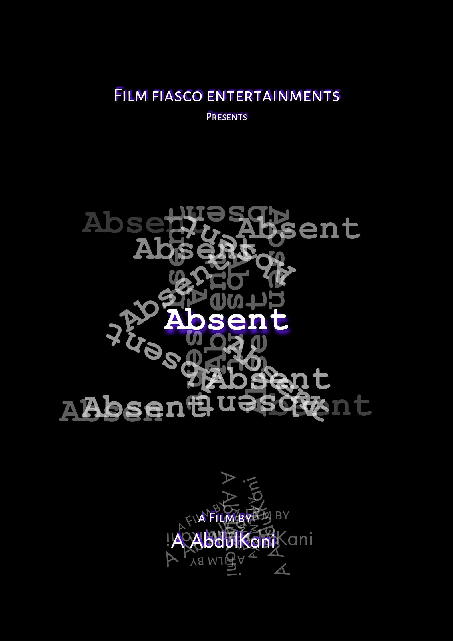 Absent poster