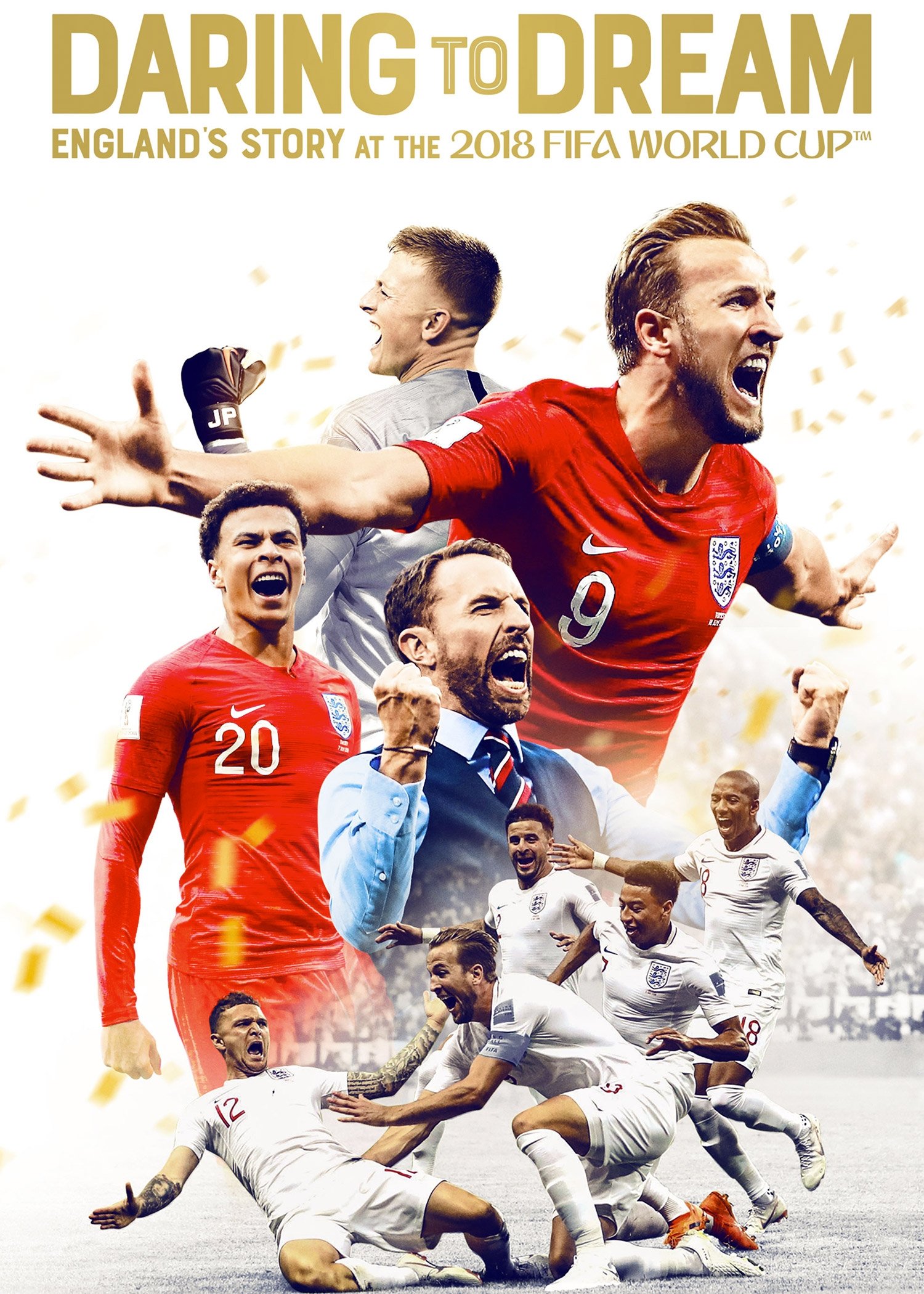 Daring to Dream: England's Story at the 2018 FIFA World Cup poster