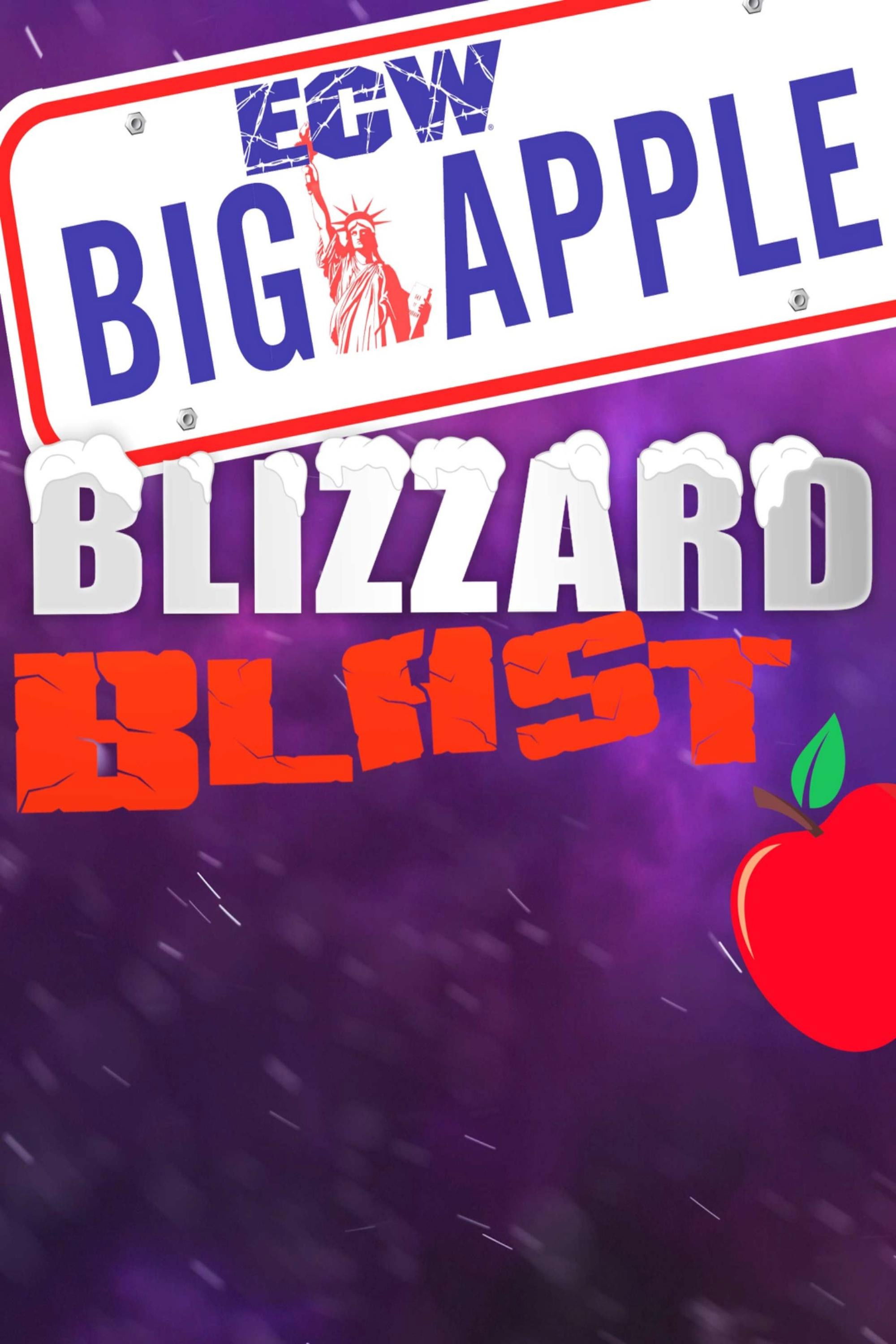 ECW Big Apple Blizzard Blast poster