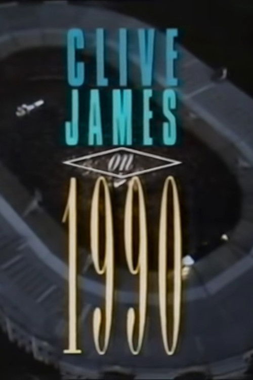 Clive James on 1990 poster
