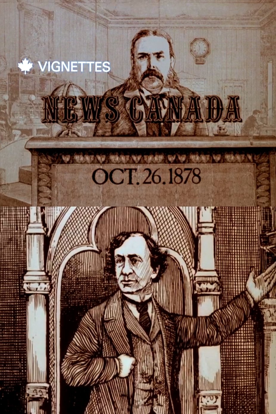 Canada Vignettes: News Canada poster