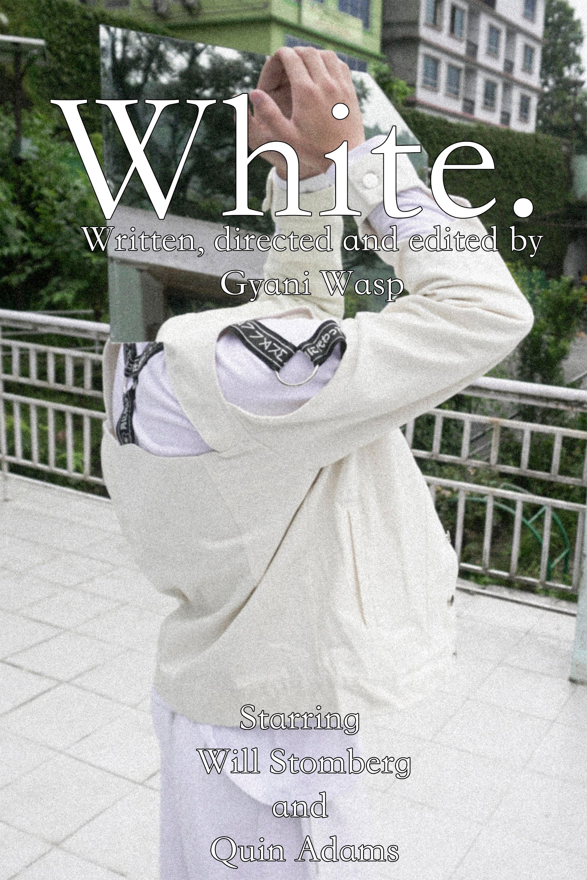 White. poster