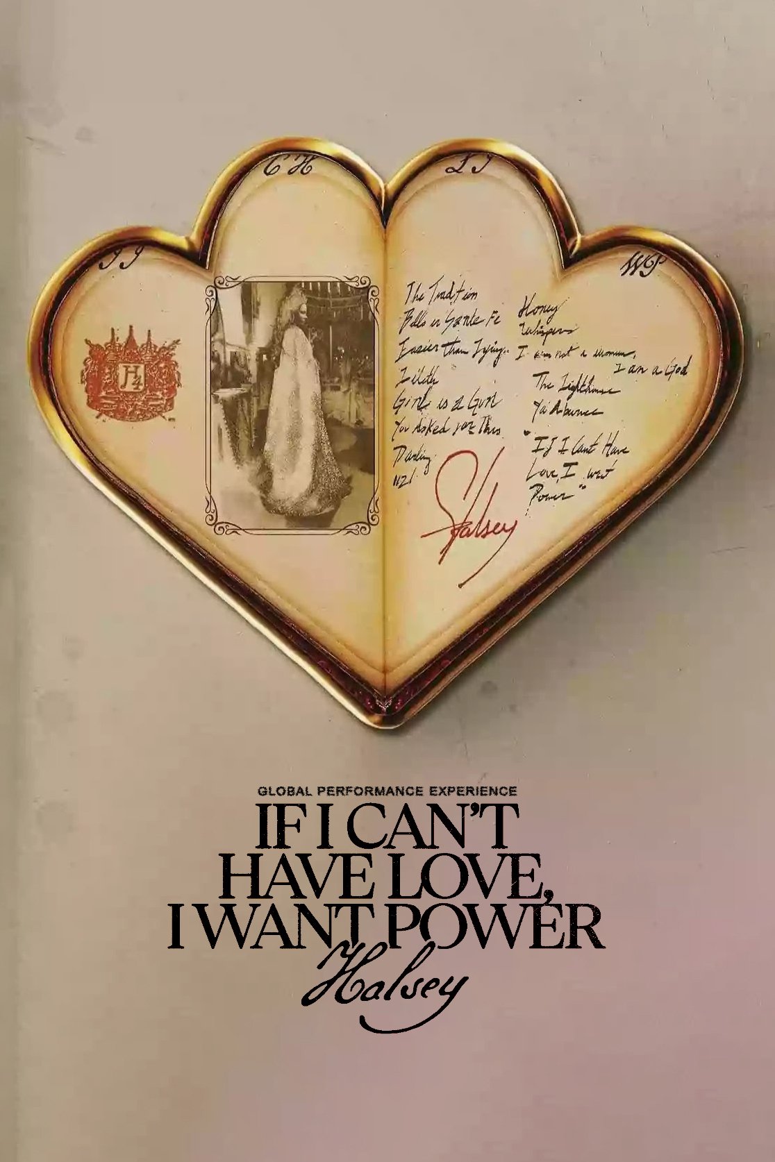 Halsey: If I Can't Have Love, I Want Power - Global Performance Experience poster