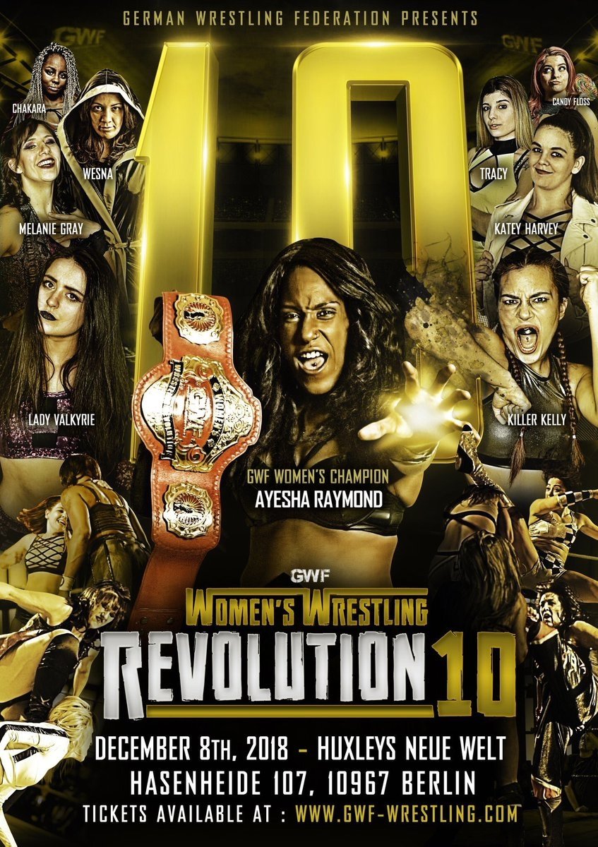 GWF. Women Wrestling Revolution 10 poster