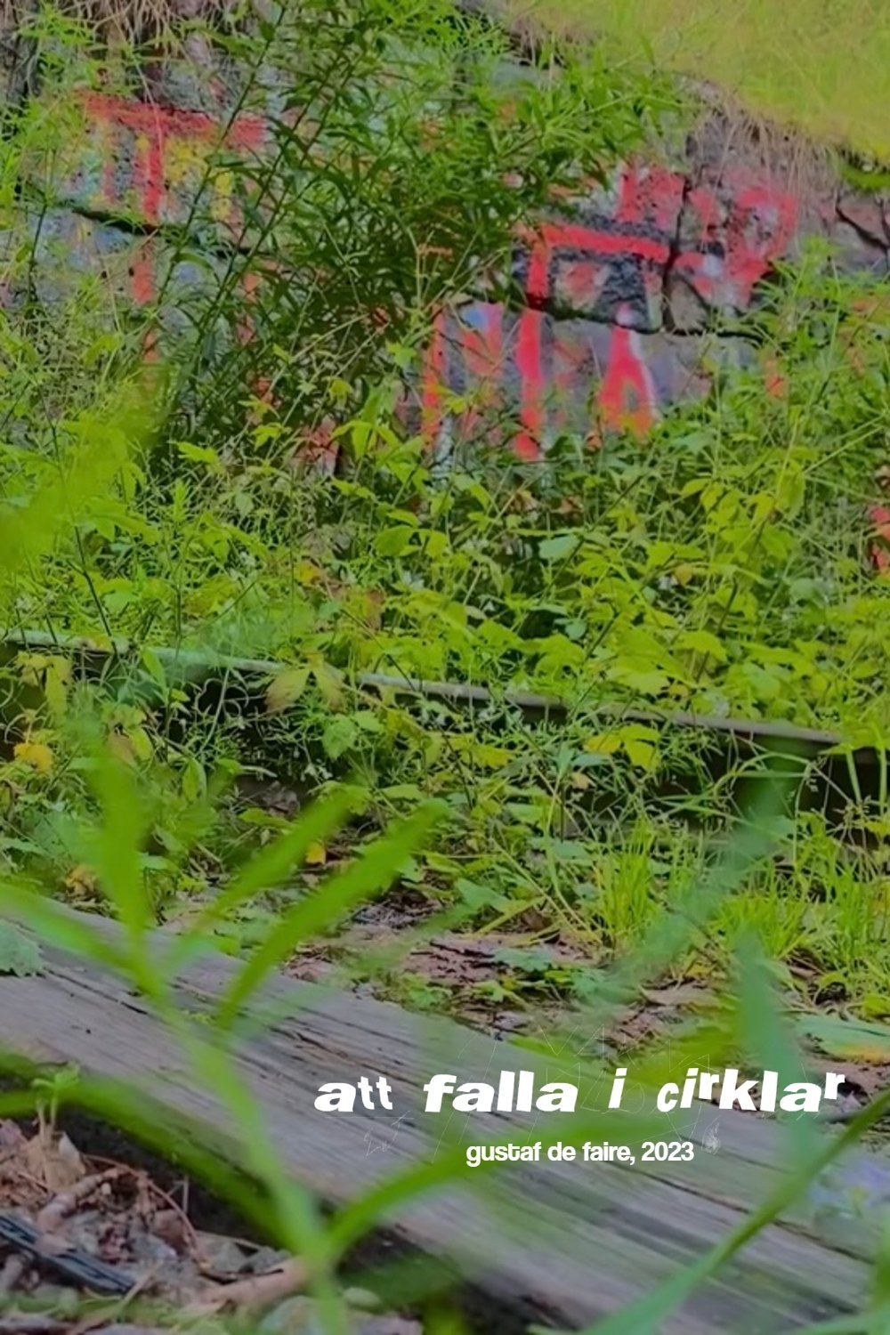 att falla i cirklar poster