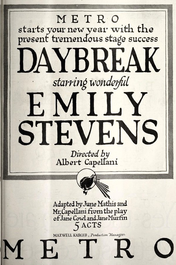 Daybreak poster