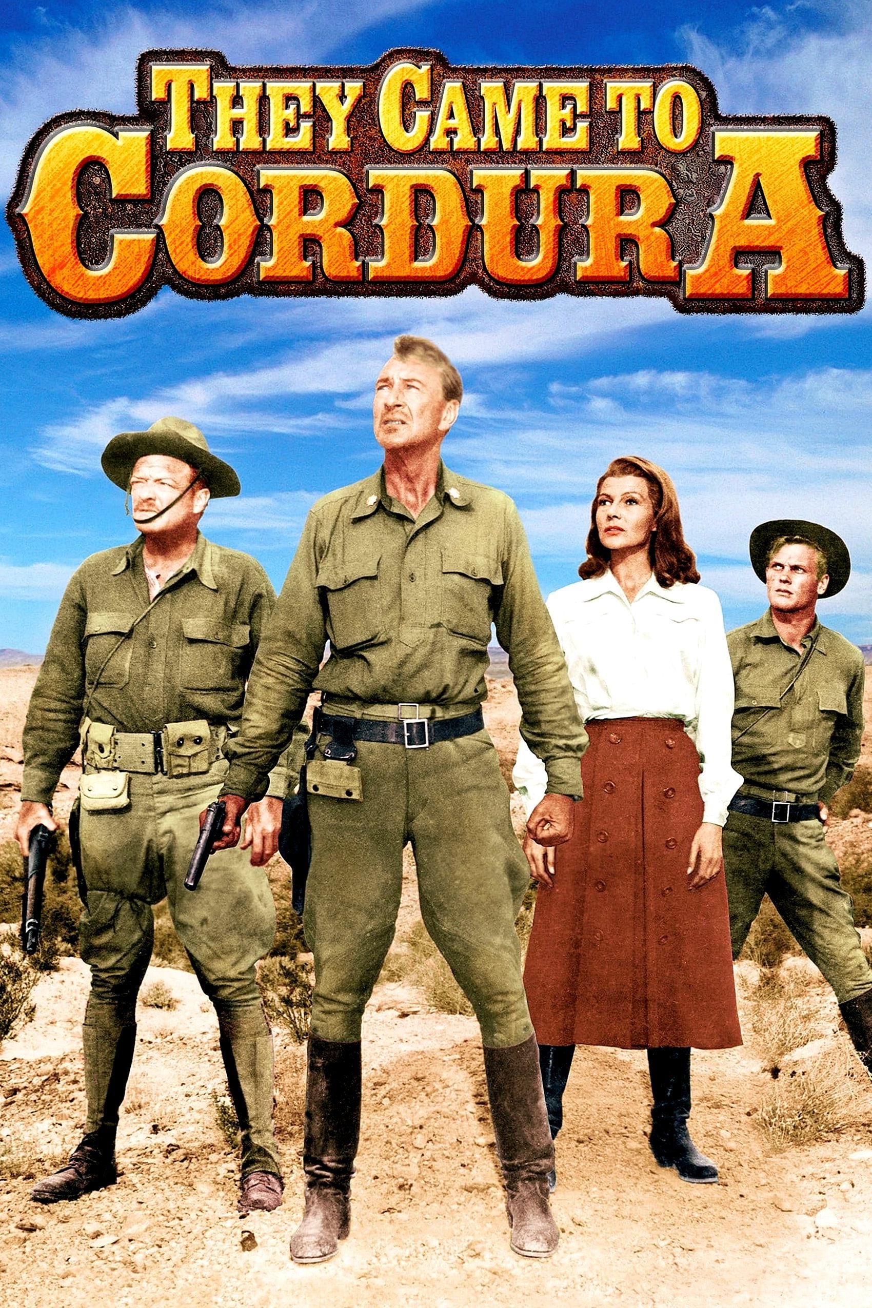 They Came to Cordura poster