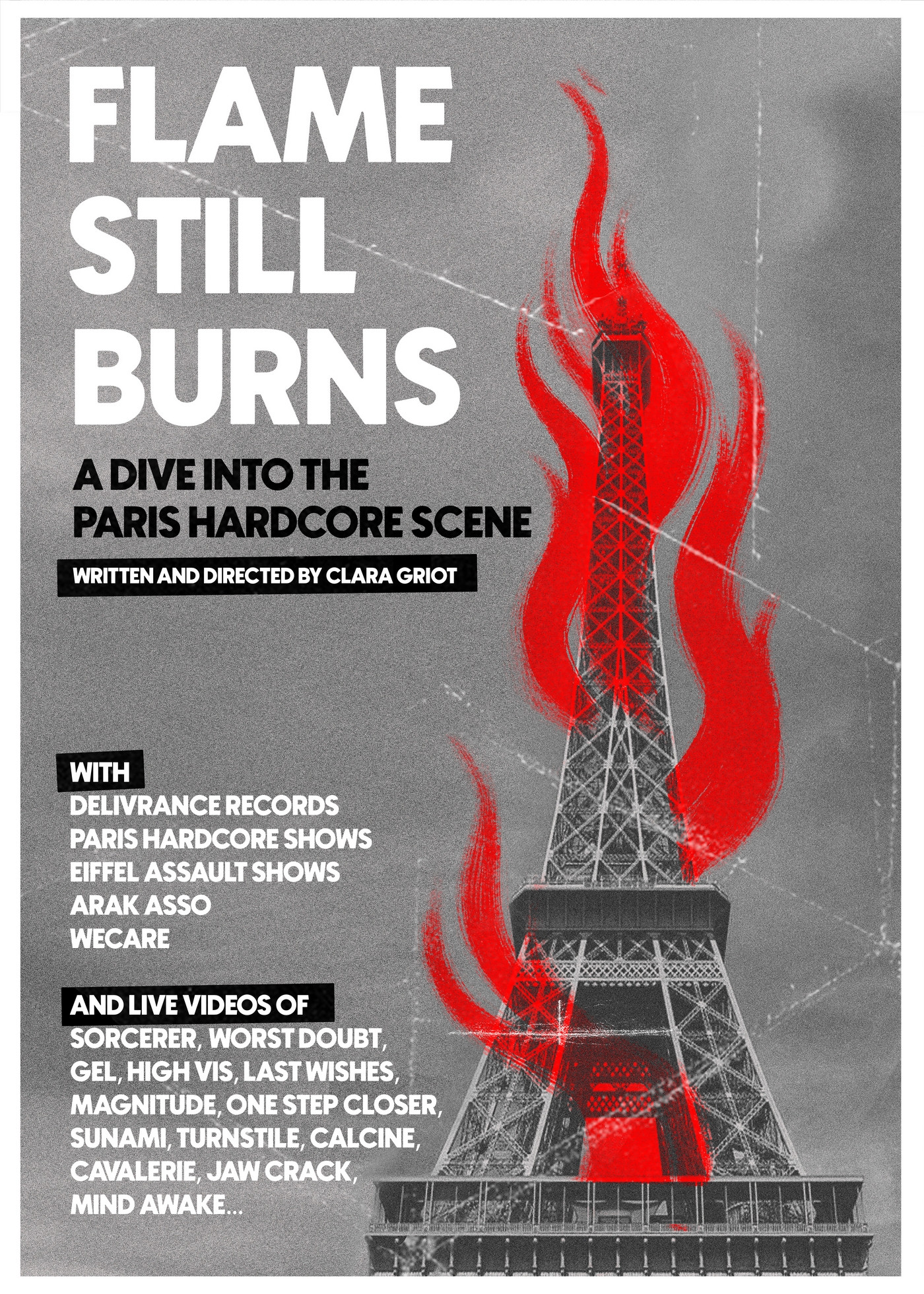 Flame Still Burns - A Dive Into the Paris Hardcore Scene poster