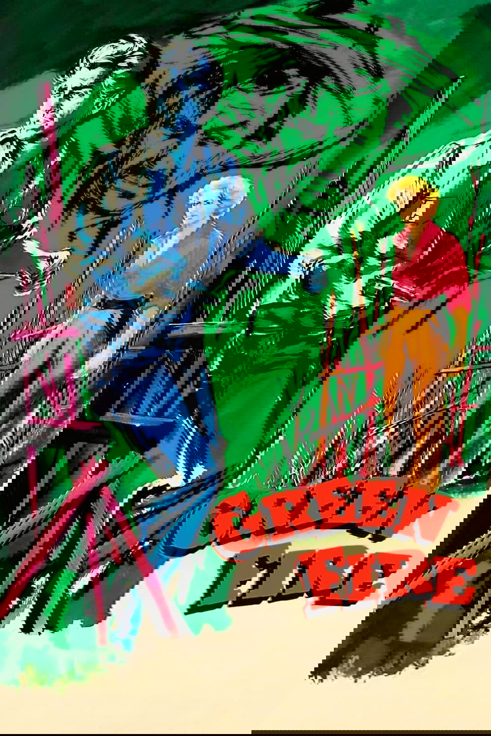 Green Fire poster