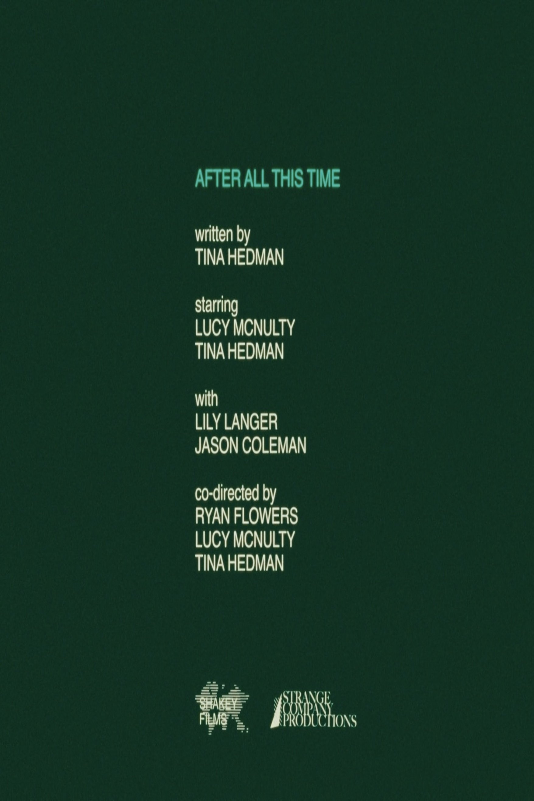 After All This Time poster