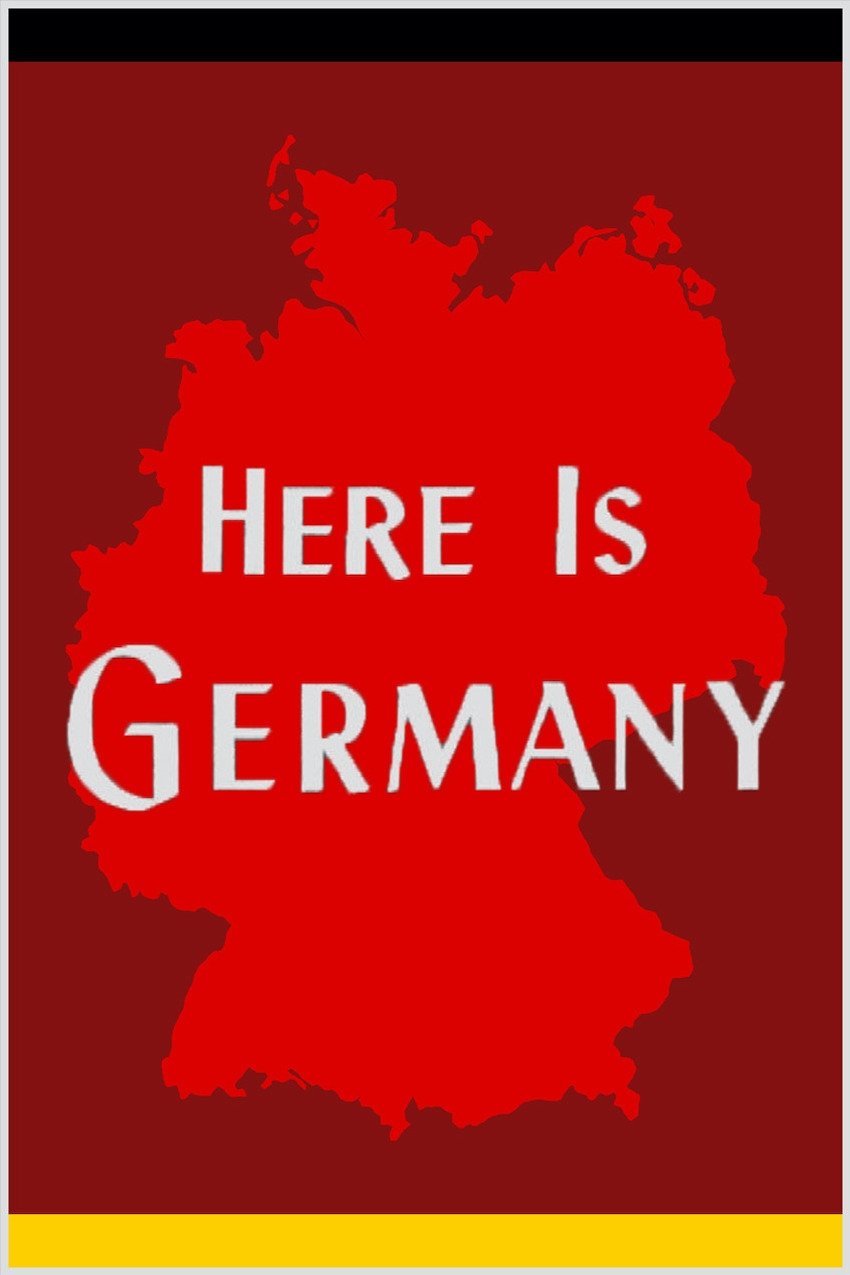 Here Is Germany poster