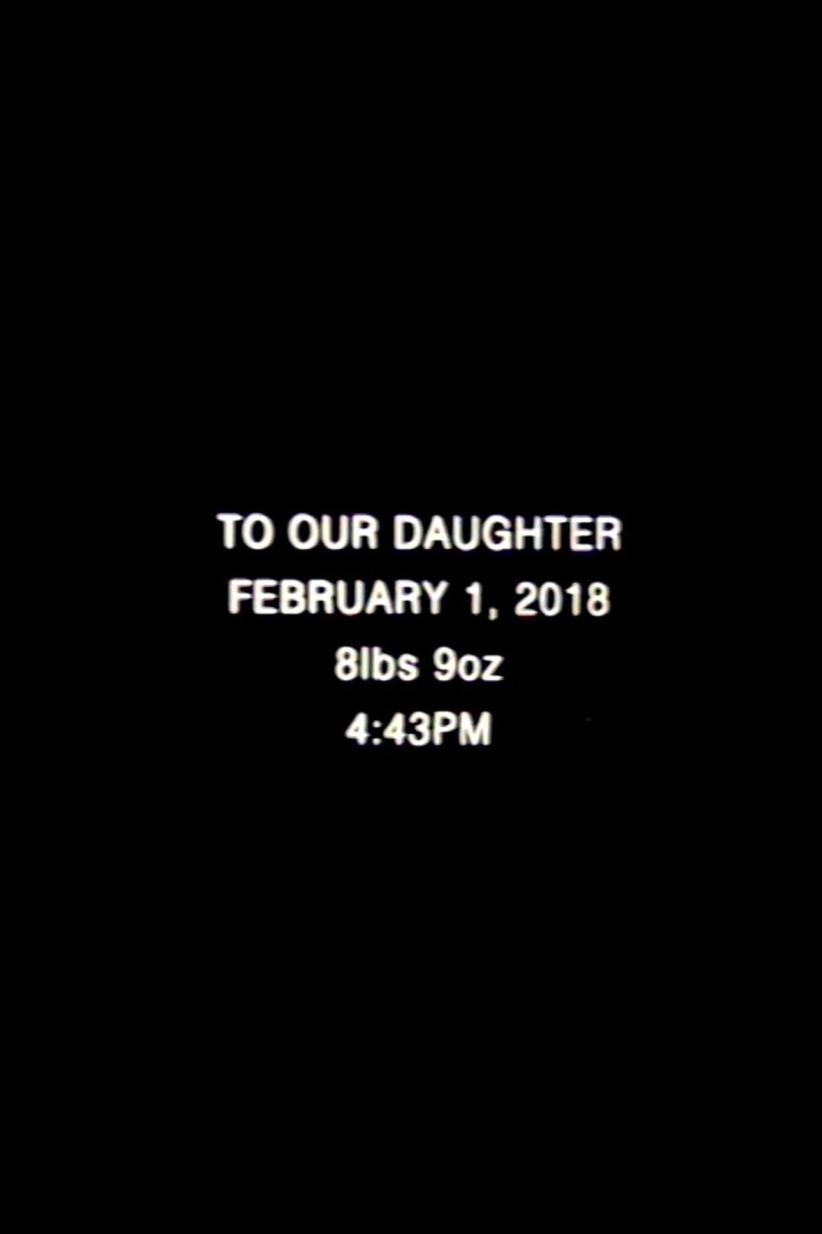 To Our Daughter poster