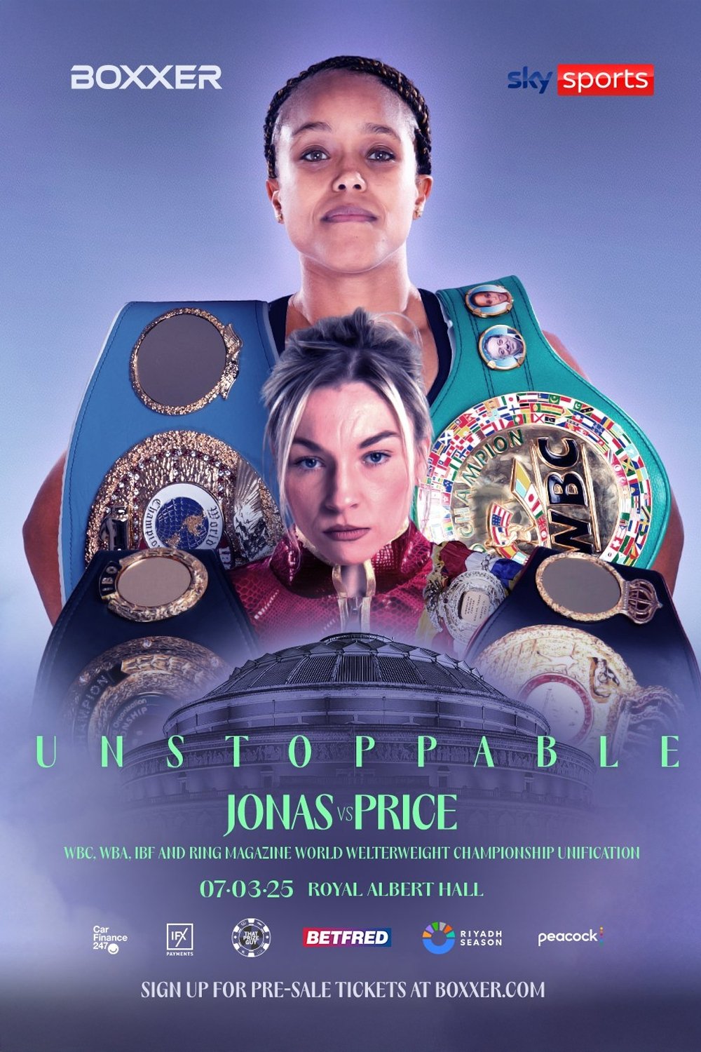 Natasha Jonas vs. Lauren Price poster