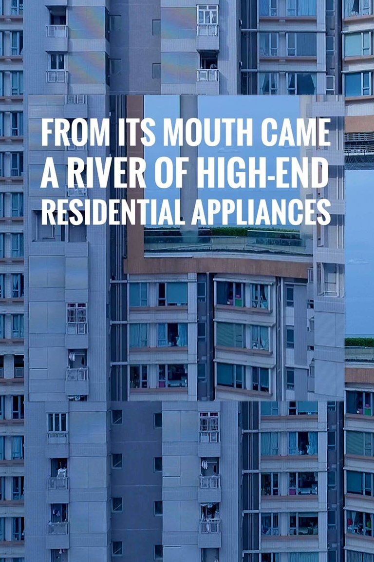 From Its Mouth Came a River of High-End Residential Appliances poster