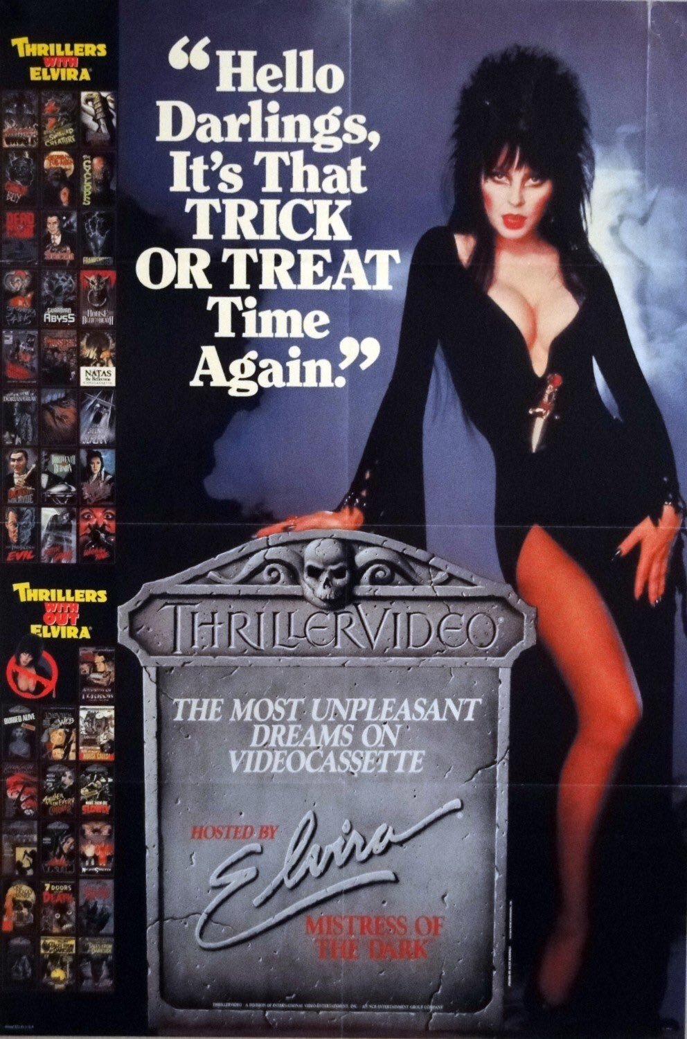 Elvira's ThrillerVideo poster