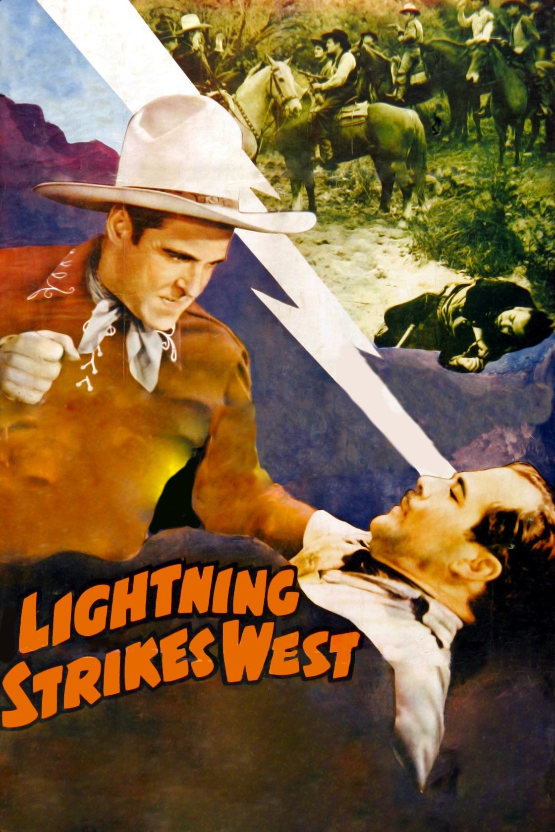 Lightning Strikes West poster