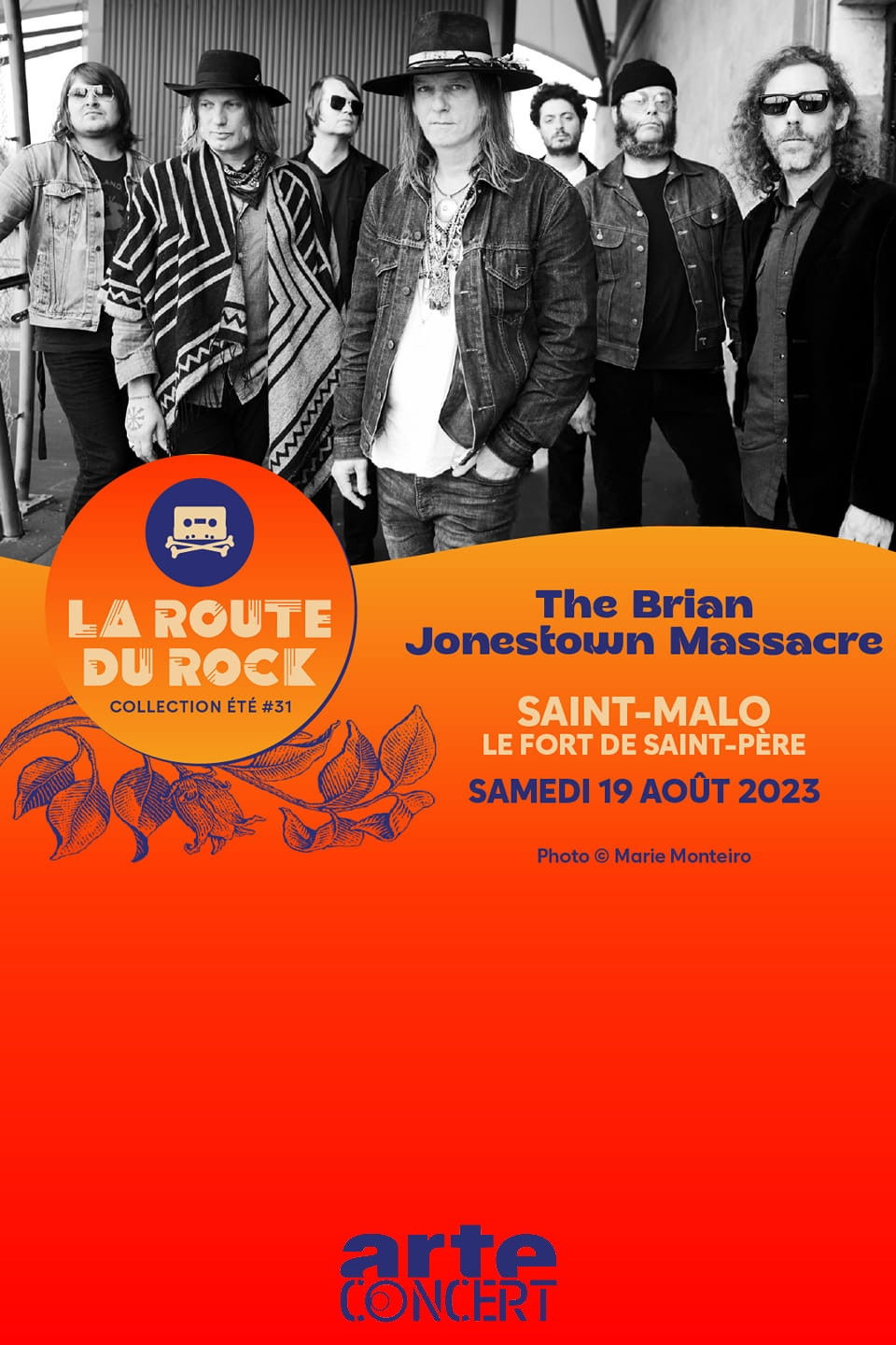 The Brian Jonestown Massacre - La Route du Rock 2023 poster