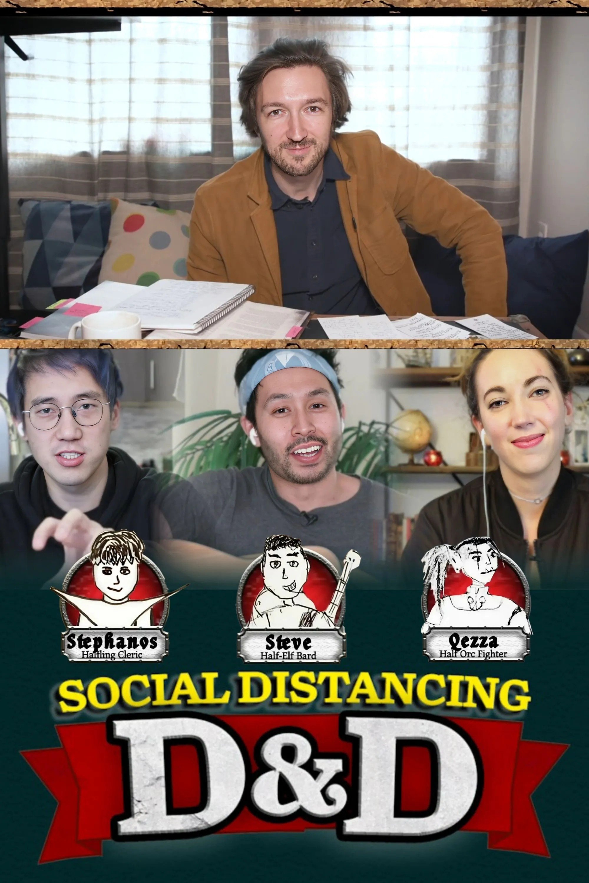 Social Distancing & D&D poster