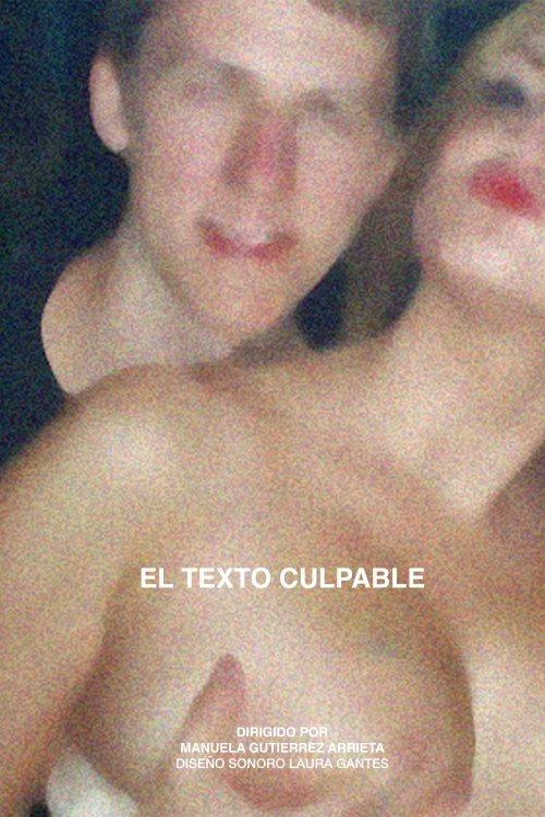 El texto culpable poster