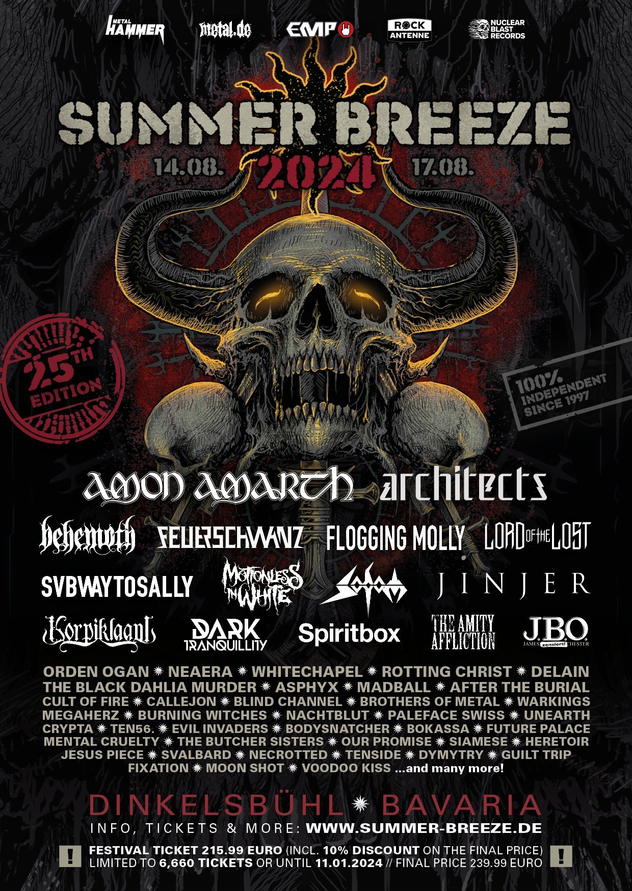 Subway To Sally: Live at Summer Breeze 2024 poster