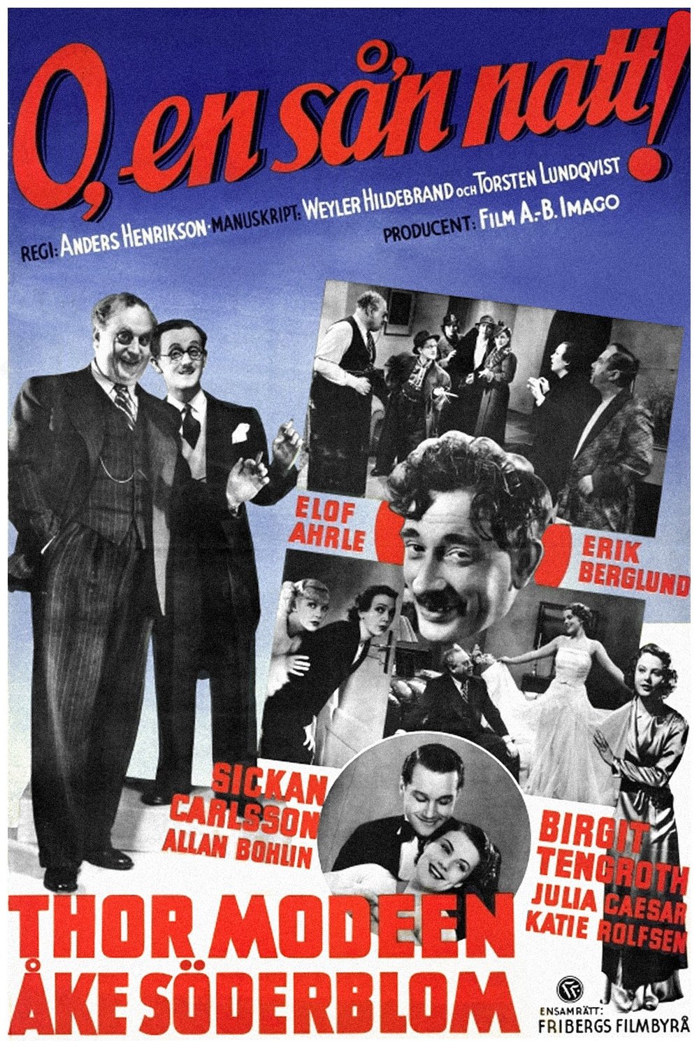 O, What a Night! poster