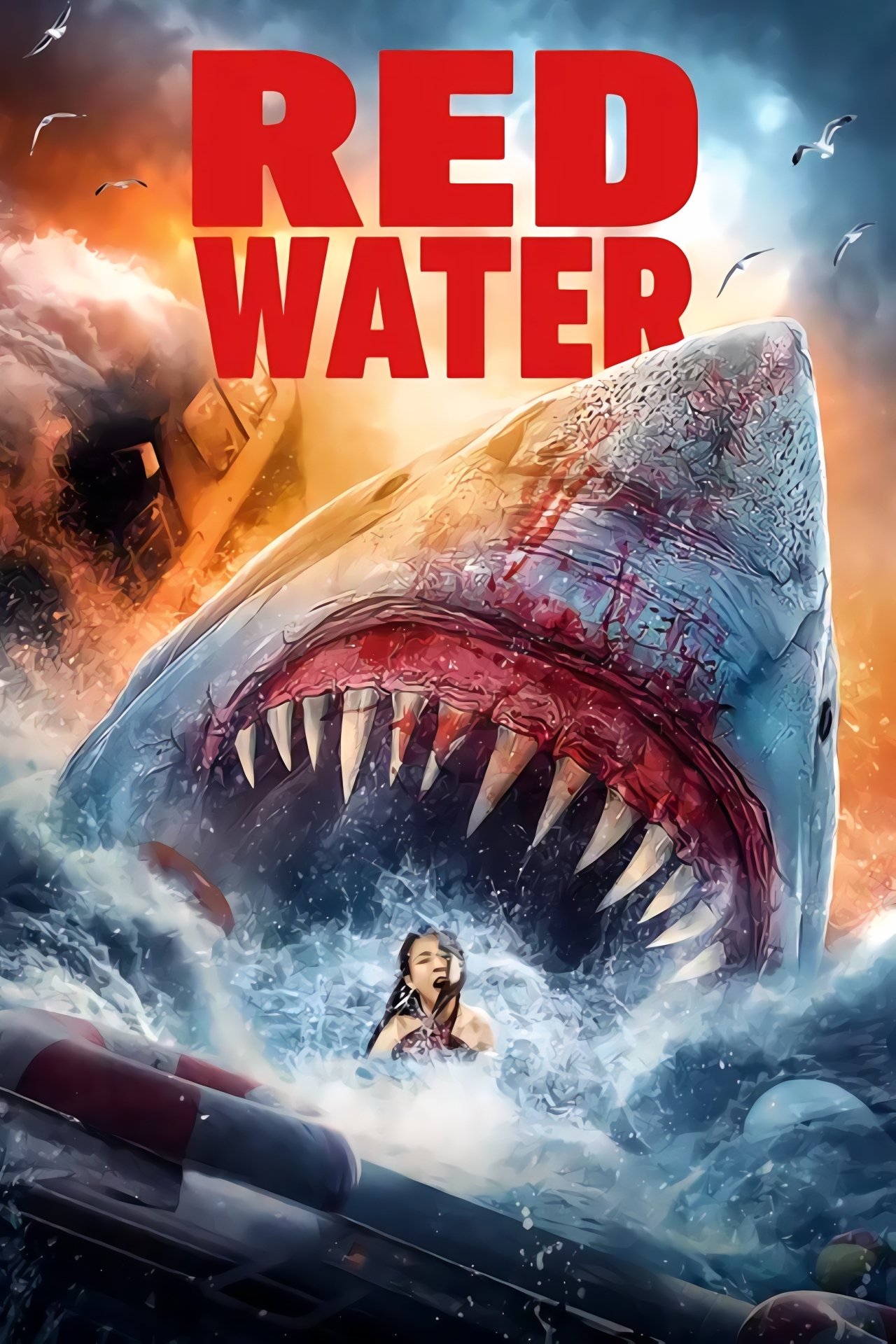 Huge Shark poster