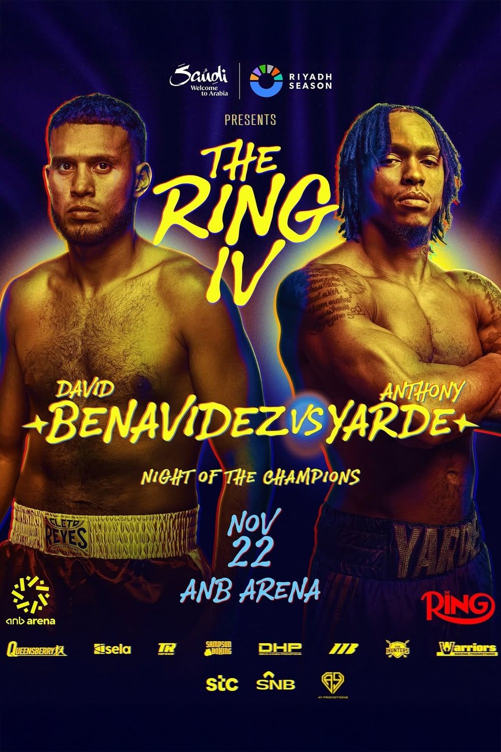 David Benavidez vs. Anthony Yarde poster