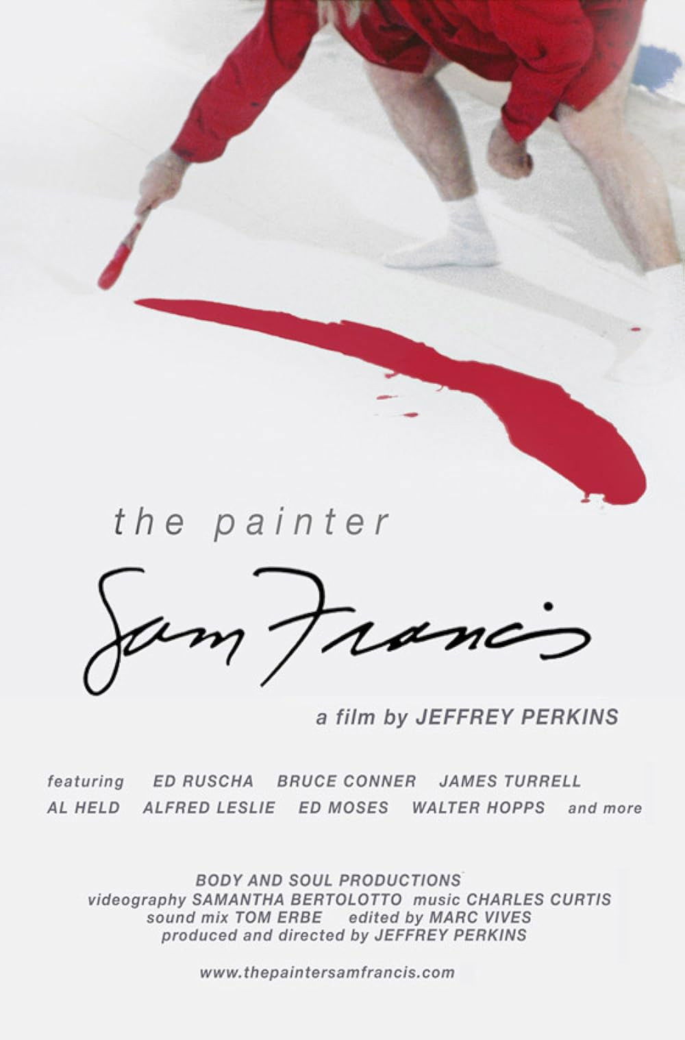 The Painter Sam Francis poster
