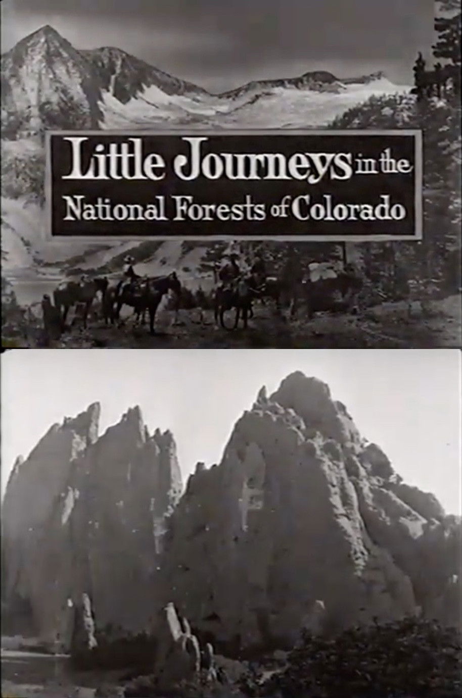 Little Journeys in the National Forests of Colorado poster