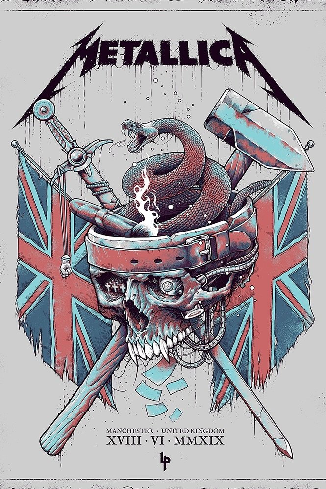 Metallica: WorldWired Tour - Live in Manchester, England - June 18, 2019 poster
