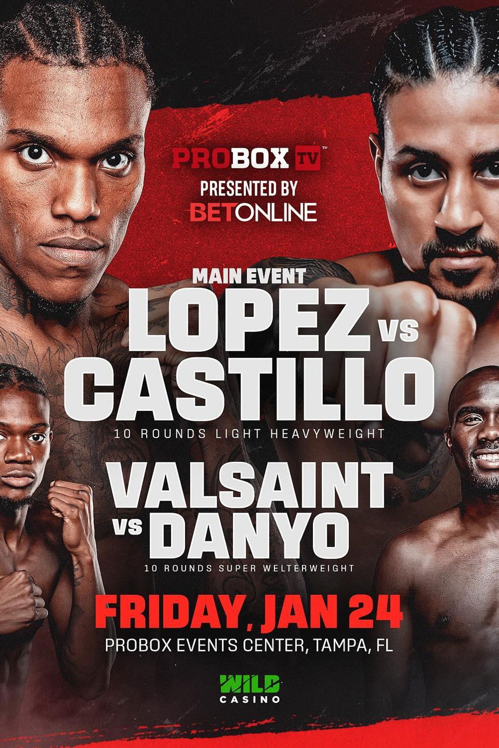 Najee Lopez vs. Lenin Castillo poster