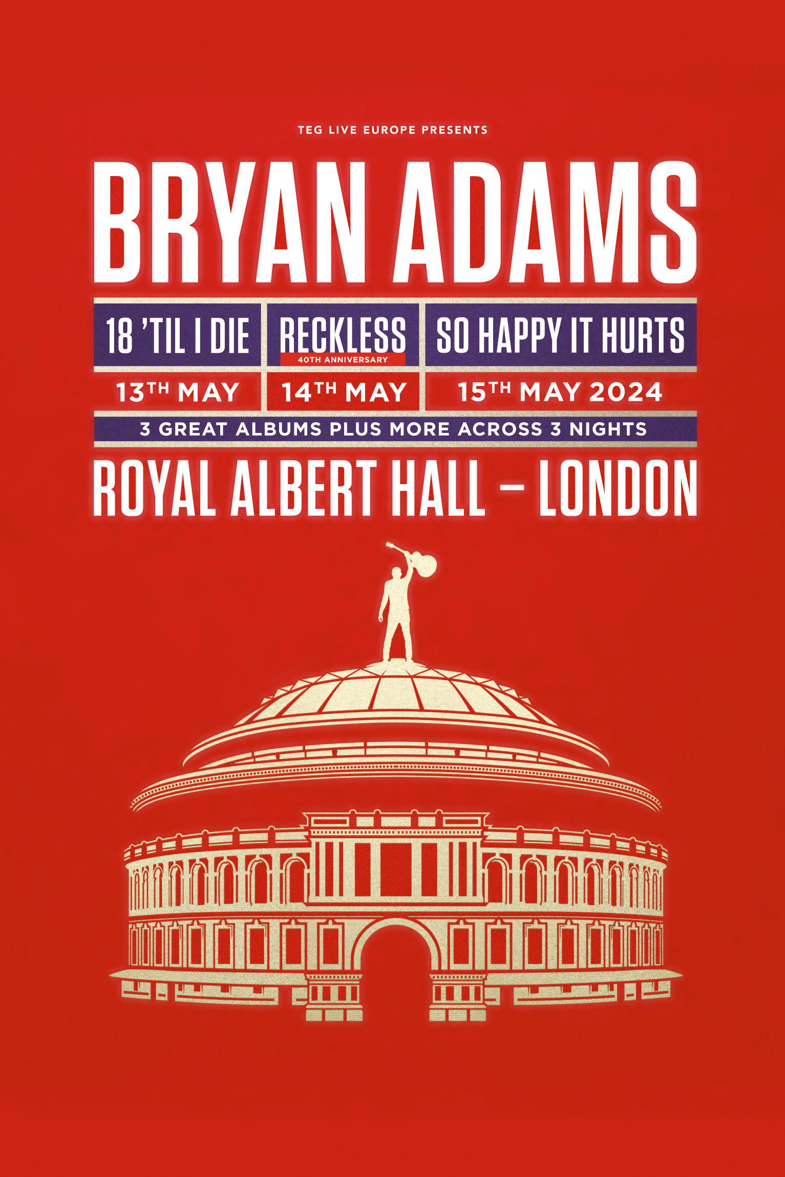 Bryan Adams - Live At The Royal Albert Hall 2024 poster