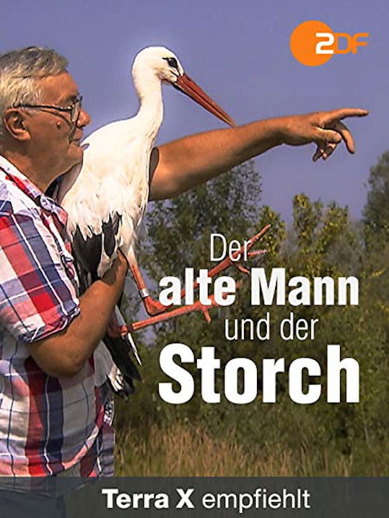 Der alte Mann und der Storch poster