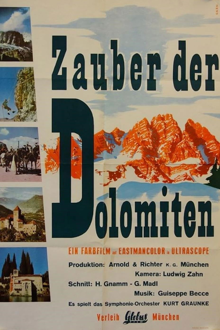 Zauber der Dolomiten poster