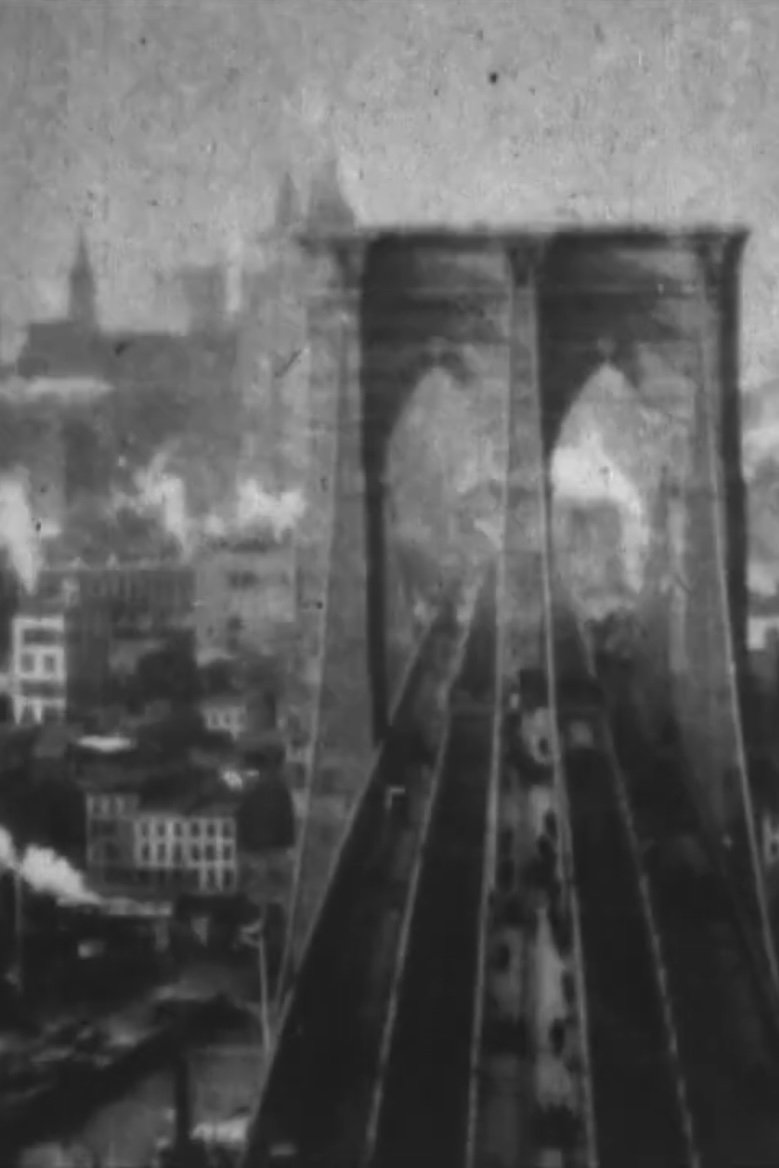 At the Top of Brooklyn Bridge poster