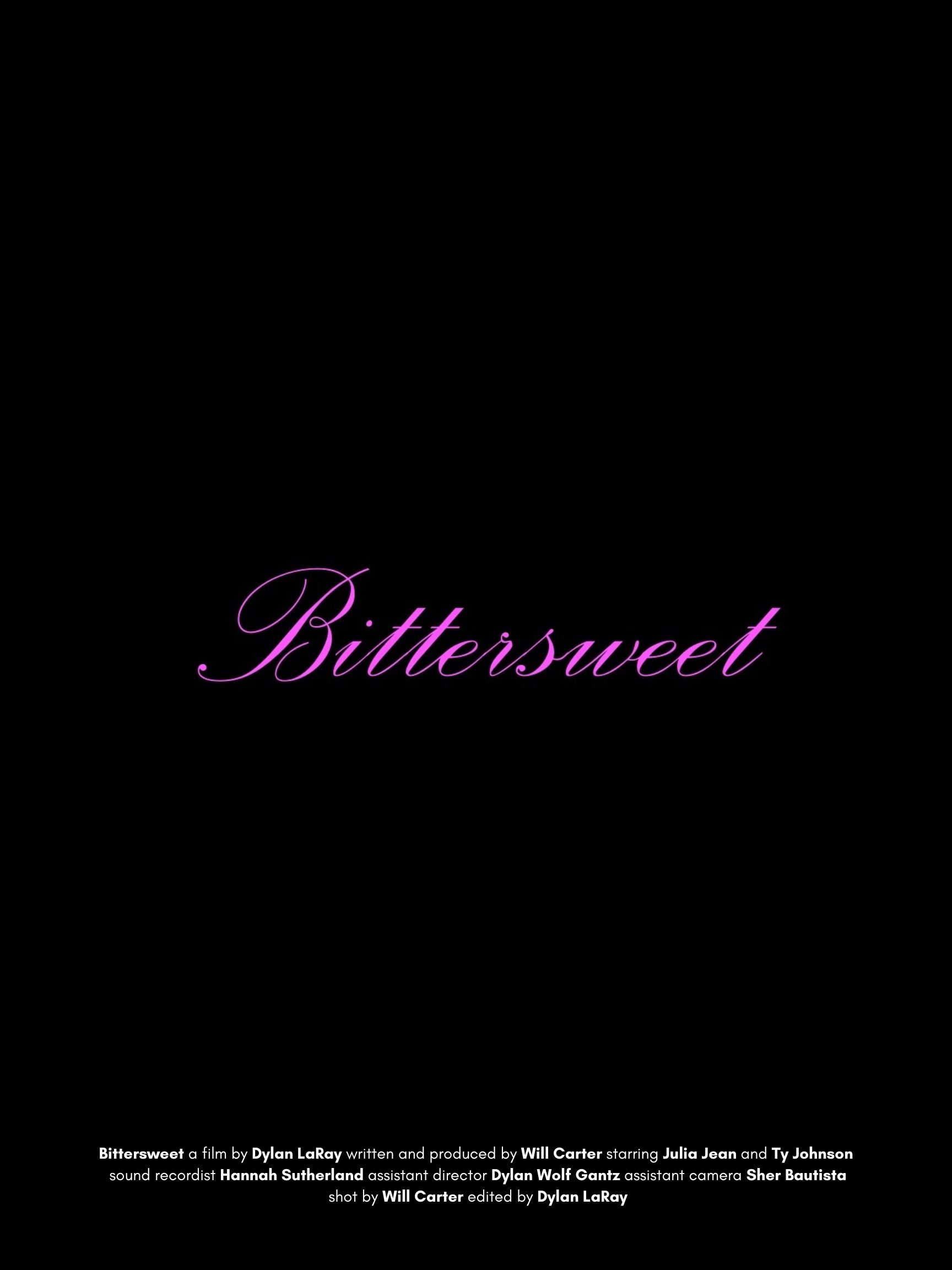 Bittersweet poster